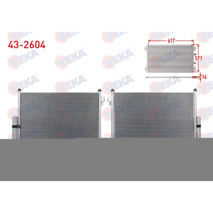 KLIMA RADYATORU RANGE ROVER IV L405 3.0 SDV6, 4.4 V8, 5.0 V8, SCV8 2012- / SPORT II L494 3.0 P400, 3.0 SDV6, 5.0 SCV8 2013- / DEFENDER L663 3.0 P400 2020-