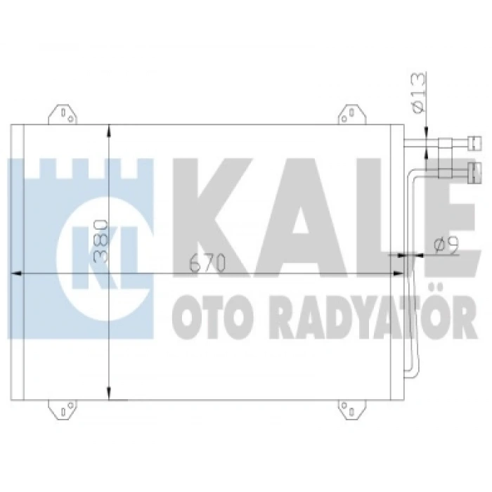 KLIMA RADYATÖRÜ SPRINTER901-902-903-904 611-612 99-06