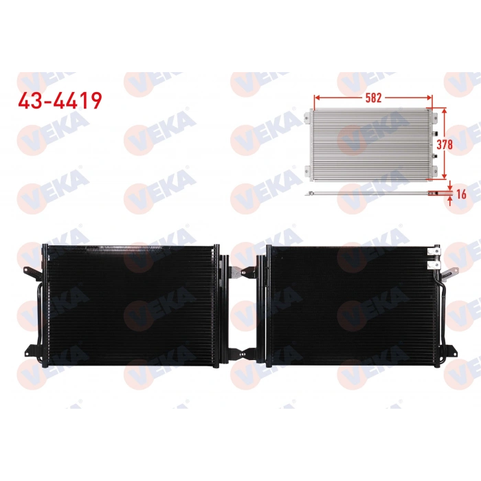 KLIMA RADYATORU VOLKSWAGEN JETTA IV (162) 1.4 TSI AT-MT 2011-