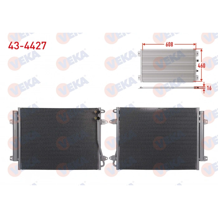KLIMA RADYATORU VOLKSWAGEN PASSAT (362) 1.8 TSI 2008-2012