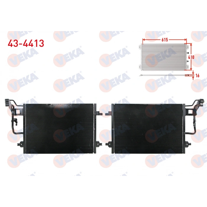 KLIMA RADYATORU VOLKSWAGEN PASSAT (3B3) 1.8 A-T/M-T 2000-2005
