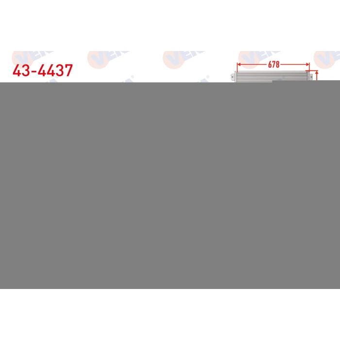 KLIMA RADYATORU VOLKSWAGEN TRANSPORTER T4 1990-2003 / 2.0, 2.4 D, 2.5