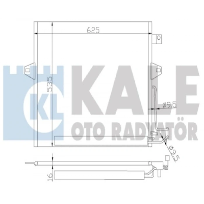 KLIMA RADYATÖRÜ W164-251 M642-272-273 05-12