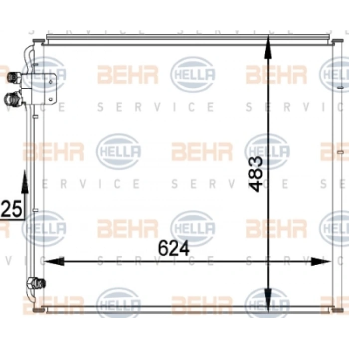 KLIMA RADYATÖRÜ W210 BM 95-02