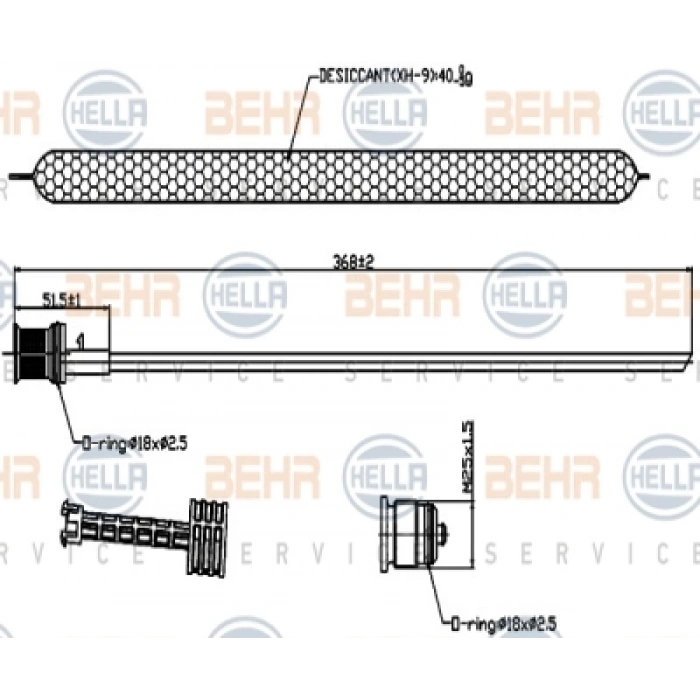 KLIMA TÜPÜ W204-207-212 07-