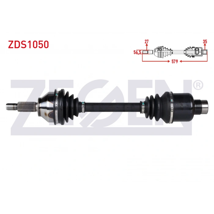 KOMPLE AKS SAG ON FORD MONDEO III 2.0i 16v UZUNLUK 579mm 2000-2007