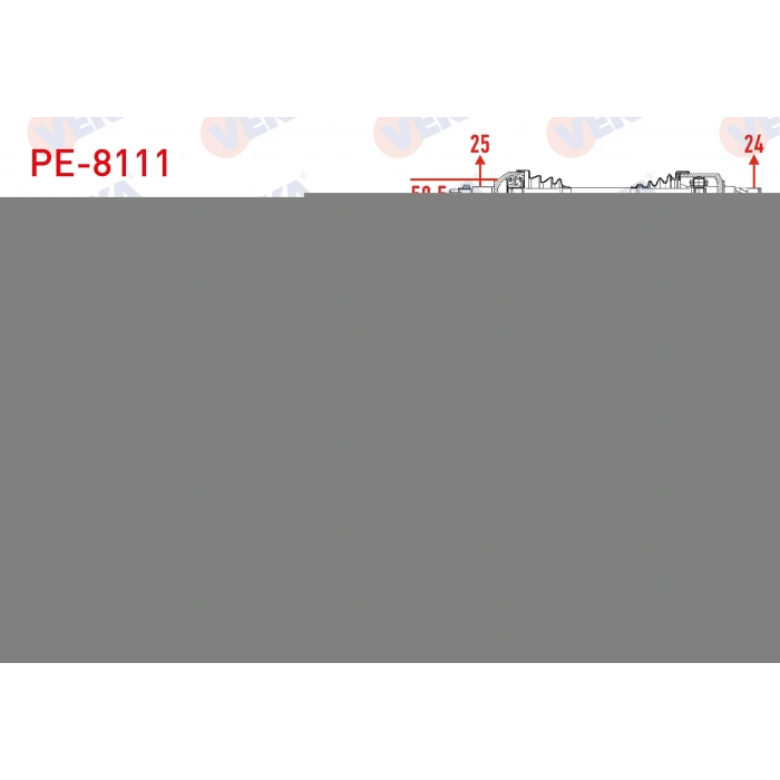 KOMPLE AKS SAG ON UZUNLUK 870mm PEUGEOT 2008 1.2 THP, 1.5 HDI, 1.6 HDI 2015- / CITROEN C3 III 1.2 THP, 1.5 HDI, 1.6 HDI 2016- / C4 1.2 THP 2015-2017 / C4 CACTUS 1.6 HDI 2014- / 207 06-12 / 208 13-19