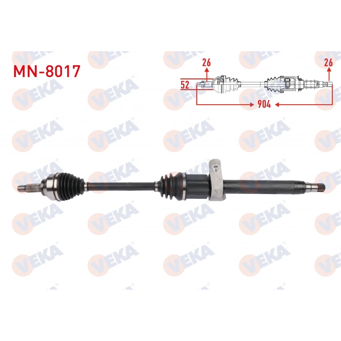 KOMPLE AKS SAG ON UZUNLUK 904mm MINI COOPER COUNTRYMAN (R60) 2010-2016