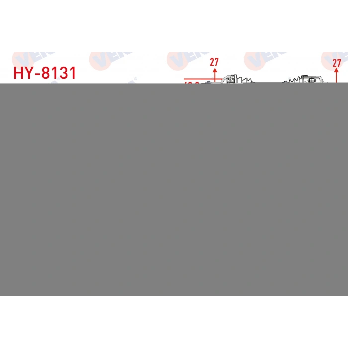 KOMPLE AKS SAG ON UZUNLUK 956mm HYUNDAI ELANTRA 1.6 A-T 2021-