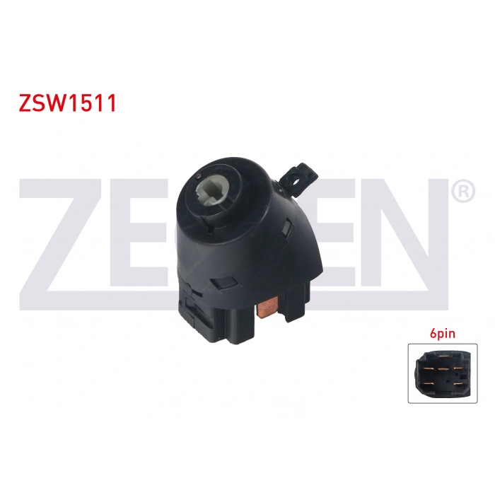 KONTAK TERMIGI 6 PIN B TIPI CADDY II 1995-2004/ GOLF II - III 1983-1999/ JETTA II 1982-1992/ PASSAT 1988-1997/ POLO 1995-2001/ TRANSPORTER IV - TOLEDO 1990-2003/ CORDOBA - IBIZA III 1999-2002
