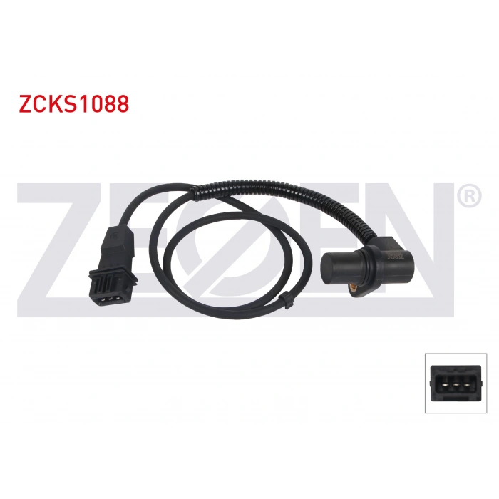 KRANK DEVIR SENSORU KABLOLU 840 mm OPEL ASTRA F 1.8 I 16V C 18 XEL, X 18 XE 1994-2001 / VECTRA B 2.0 I 16V X 20 XEV, C 20 SEL 1995-2000