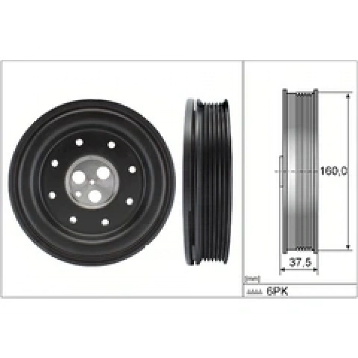 KRANK KASNAGI 125 PS Ö.ÇEKER TRANSIT V-184/MONDEO 2.0 DI/TDCI 01-06