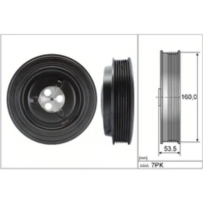 KRANK KASNAGI ARKA ÇEKER 6C1Q & EA TRANSIT V-347/V-363 2.2/2.4 TDCI 06-