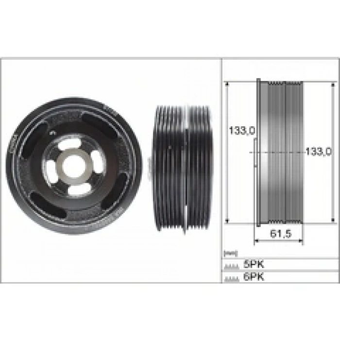 KRANK KASNAGI BENZINLI FOCUS 1.6 ZETEC 04-