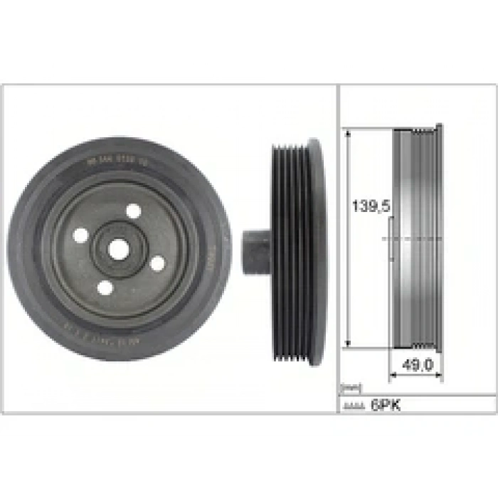 KRANK KASNAGI FOCUS/CONNECT 1.8 DI/TDCI 02-