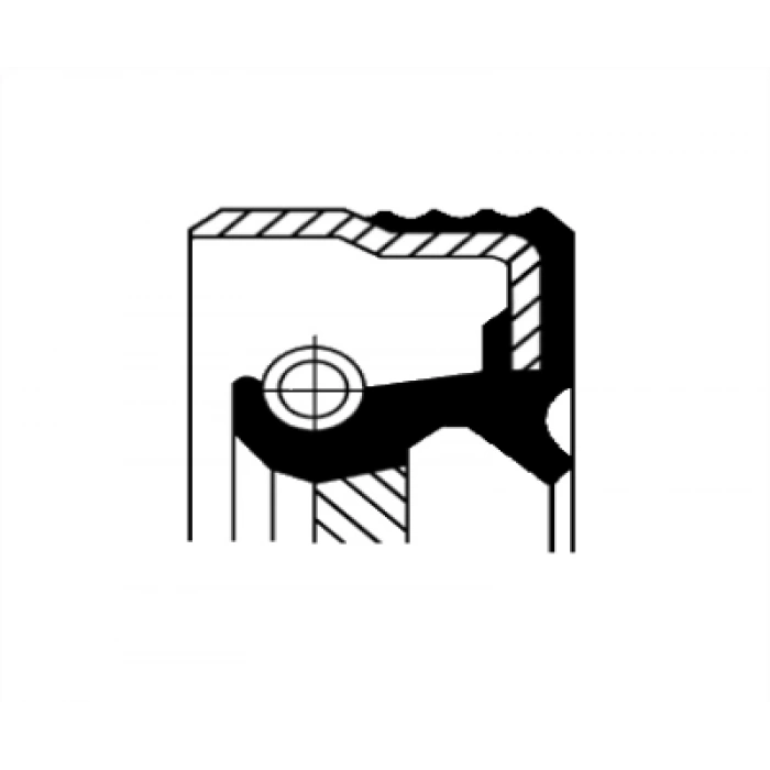 KRANK KEÇESI ARKA FLANSLI KEÇE GOLF5-CADDY-PASSAT-A3-LEON BJB-BKC-BKD-BKP-BLS 1,9 TDI-2,0 TDI 04-