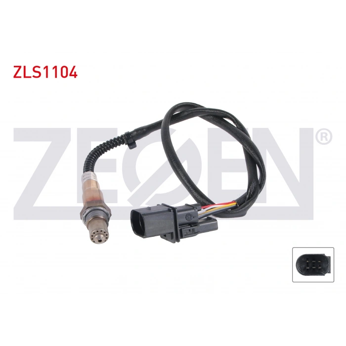 LAMBDA (OKSIJEN) SENSORU 750 mm VOLKSWAGEN GOLF V 1.6 FSI - TOURAN (BAG-BLF-BLP) 2003-2010/ TOUAREG 3.2i V6 (AZZ-BKJ-BMV-BMX-BRJ) 2002-2010/ SEAT IBIZA IV 1.2i 12v (AZQ-BME) 2002-2009