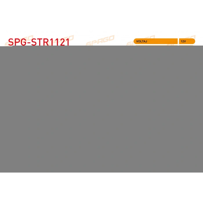 MARS MOTORU 12V 1.4KW 10 DIS CW (STR6125) QASHQAI 07-14 - JUKE 13-19 - MICRA 07-10 (1.6 BENZINLI ARACLAR ICIN)