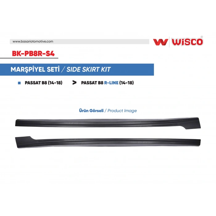 MARSPIYEL SETI (ENJEKSIYON URETIMI 1. KALITE) VW PASSAT B8 R-LINE 14-18 , B8.5 R-LINE 19-22