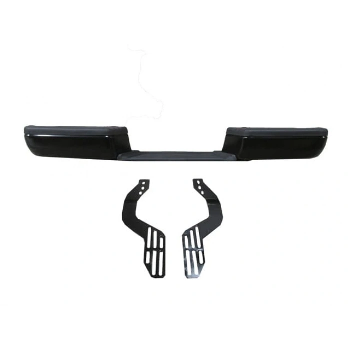 MAZDA B2500- PICK UP- 01/03; ARKA TAMPON SİYAH (ÜSTÜ PLASTİKLİ BAĞLANTI AYAKLARI İLE BİRLİKTE FPI)