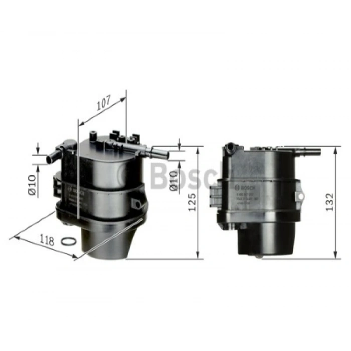 MAZOT FILTRESI 01 206-307 1.4hdi (ISITICI GIRISLI)