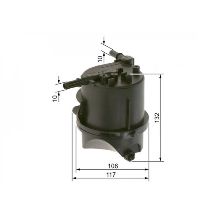 MAZOT FILTRESI KOMPLE 01 206-307 1.4hdi ISITICILI