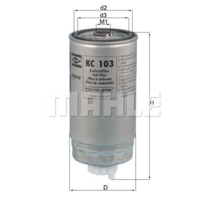 MAZOT FILTRESI TRANSIT 2.5