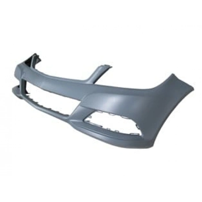 MERCEDES C CLASS- W204- 11/13; ÖN TAMPON GRİ (ASTARLI BANT/SENSÖR/FAR YIKAMA DELİKSİZ)(TYG)