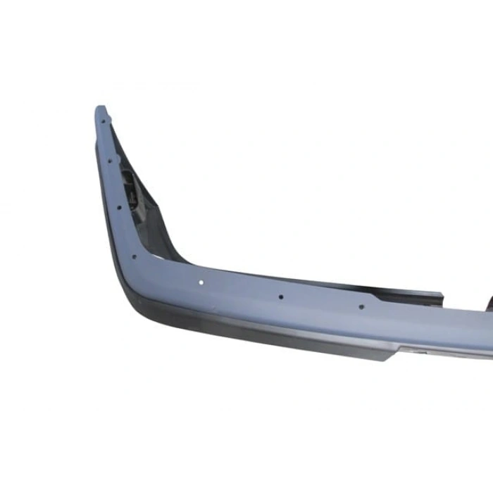 MERCEDES E CLASS- W124- 93/95; ÖN TAMPON ASTARLI(KENDİNDEN BANTLI)(ÜST KISMI NİKELAJ YERİ DELİKLİ)