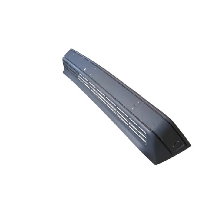 MERCEDES E CLASS- W124- 93/95; ÖN TAMPON GRİ (BANTSIZ/ÜST KISMI NİKELAJ DELİKLİ/ŞOK EMİCİLİ)