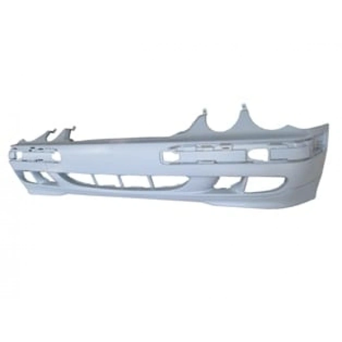 MERCEDES E CLASS- W210- 00/02; ÖN TAMPON KOYU GRİ(SİS/BAND DELİKLİ/FAR YIKAMASIZ/CLASSIC/ELEGANCE)TY