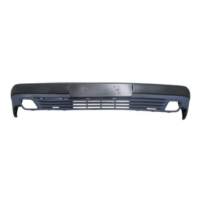 MERCEDES E CLASS- W210- 96/99; ÖN TAMPON GRİ (SİS DELİKLİ/DARBE EMİCİLİ/BANDLI)(ELEGANCE/AVANGARD)