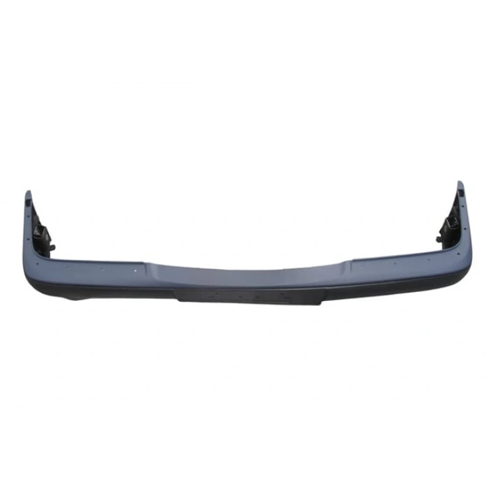 MERCEDES E CLASS- W210- 96/99; ÖN TAMPON GRİ (SİS DELİKLİ/DARBE EMİCİLİ/BANDLI)(ELEGANCE/AVANGARD)