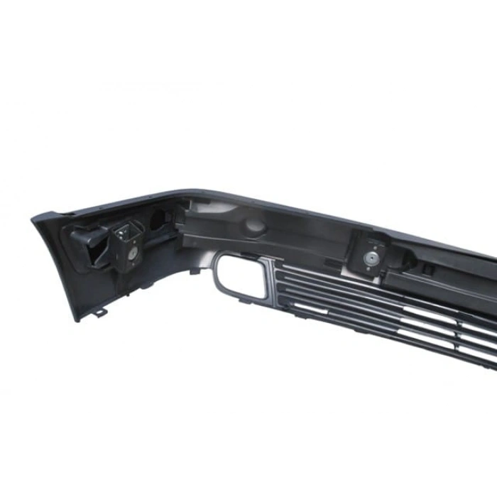 MERCEDES E CLASS- W210- 96/99; ÖN TAMPON GRİ (SİS DELİKLİ/DARBE EMİCİLİ/BANDLI)(ELEGANCE/AVANGARD)