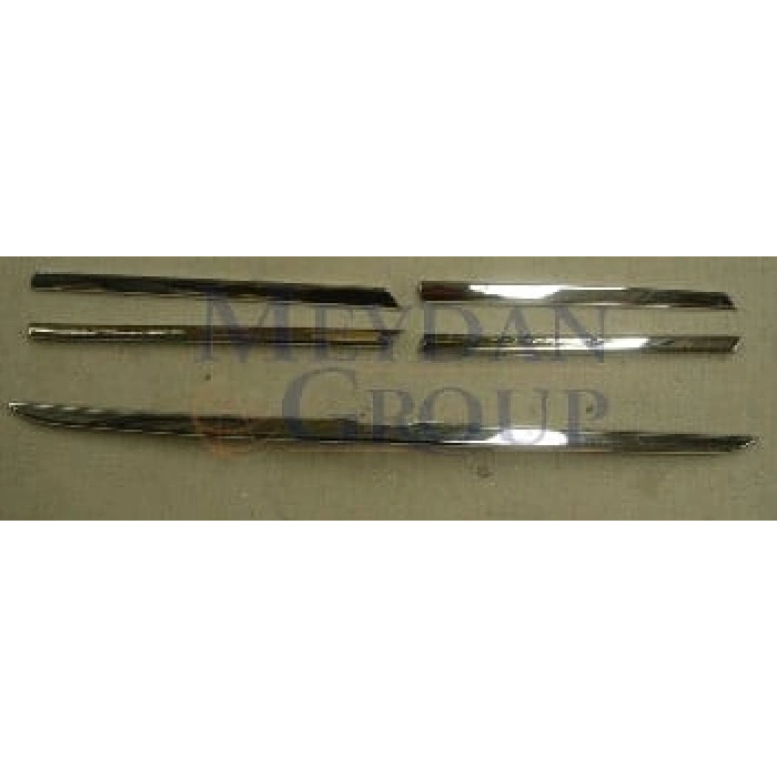 MERCEDES ML CLASS- W163- 98/05; ÖN PANJUR ÇITASI NİKELAJLI SET (5 PARÇA)