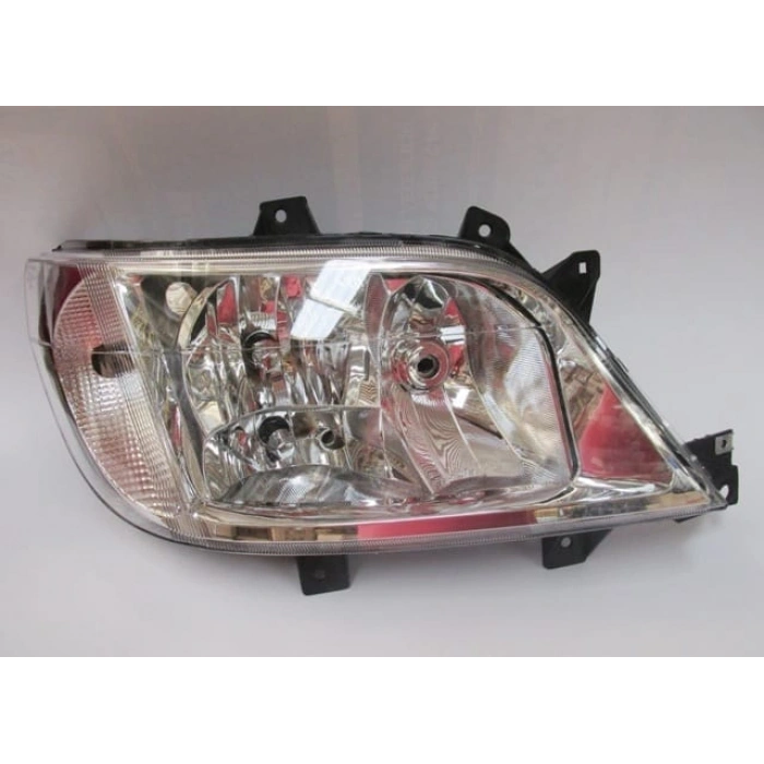 MERCEDES SPRINTER- 03/07; FAR LAMBASI SAĞ ELEKTRİKLİ/SİSLİ/ŞEFFAF CAM (AYFAR) (E MARKLI)