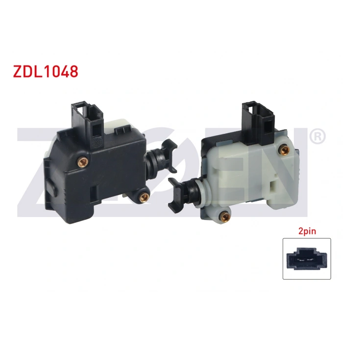 MERKEZI KILIT MOTORU 2 PIN VOLKSWAGEN GOLF IV - BORA - PASSAT 1997-2005/ POLO - TOUAREG 2001-2012