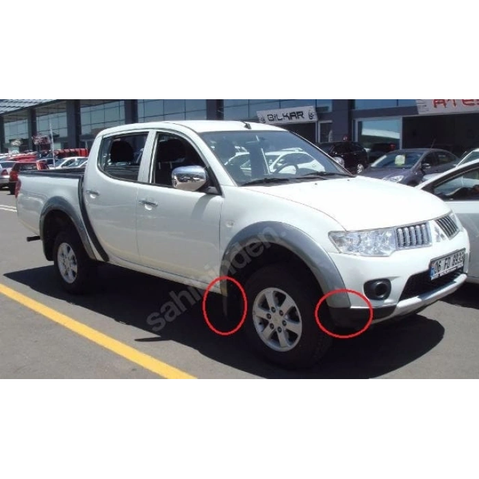 MITSUBISHI L200- PICK UP- 10/15; ARKA ÇAMURLUK AĞZI PLASTİĞİ SAĞ (DODİK) 4X2