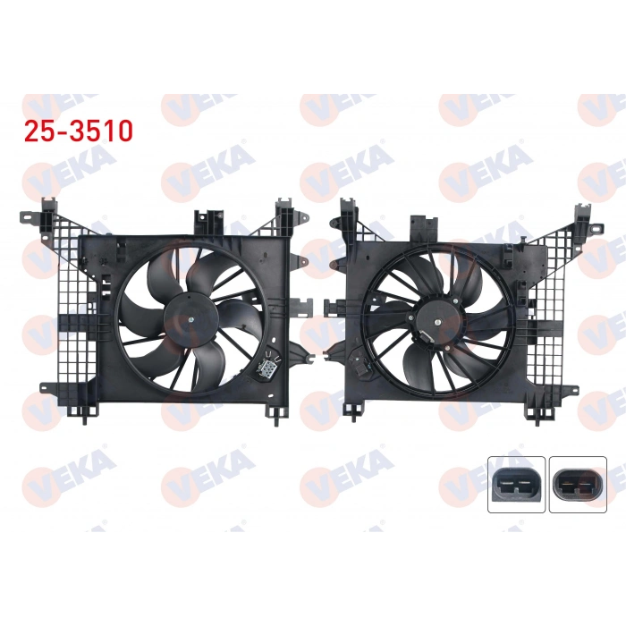 MOTOR FAN KOMPLE | DACIA | LOGAN | 2011-2017