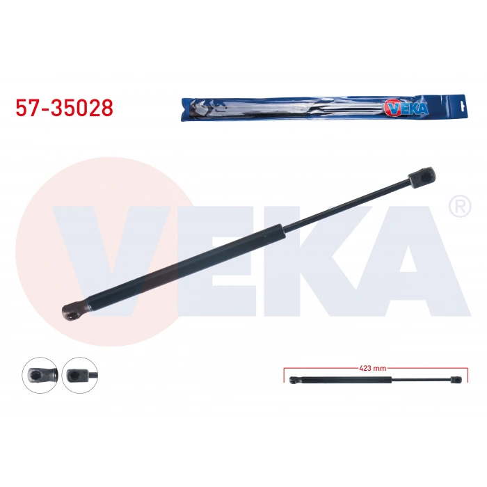 MOTOR KAPUT AMORTISORU 423mm/570N RENAULT CLIO IV 2012-