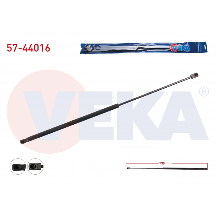 MOTOR KAPUT AMORTISORU 730mm/240N VOLKSWAGEN GOLF V (1K1) 2003-2009 / JETTA 2004-2010