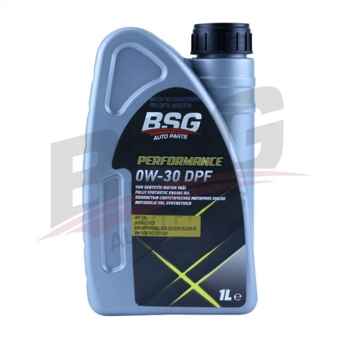 MOTOR YAGI 0W30 DPF 1 LITRE SN/CF PARTIKÜLLÜ FULL SENTETIK (KOLI ADEDI:12) BM BM BM