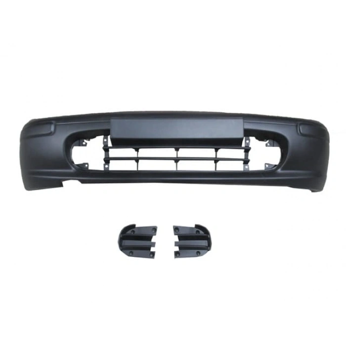 NISSAN MICRA- K11- 98/00; ÖN TAMPON SİYAH(SİS DELİĞİ İÇ KISIMDA)(BANDI KÖŞESİNDE)KENDİNDEN BANTLI(TW