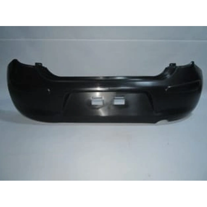 NISSAN MICRA- K13- 10/13; ARKA TAMPON SİYAH (KENDİNDEN BANTLI MY)