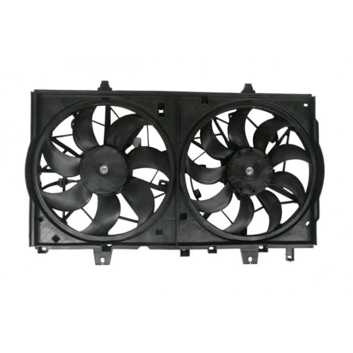 NISSAN X TRAIL- 13/16; RADYATÖR VE KLİMA FAN DAVLUMBAZI KOMPLE ÇİFTLİ (7+9 KANAT) (MOTORLU) (ORİS)