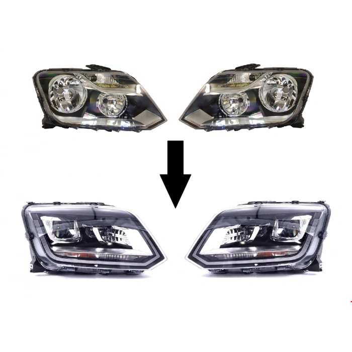 ÖN FAR DÖNÜŞÜM SETİ 2010 ->2017 (HALOJEN->LED)
