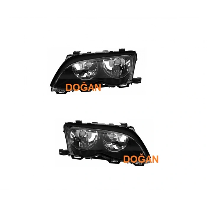 ÖN FAR (SİYAH ZEMİN) SAĞ E46 2001-