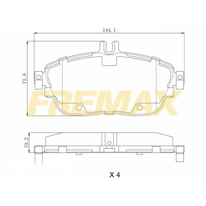 ÖN FREN BALATASI (CARBON FORMÜL) BMW F20-F21-F22-F22 -F23-F23 LCİ 2010-2018