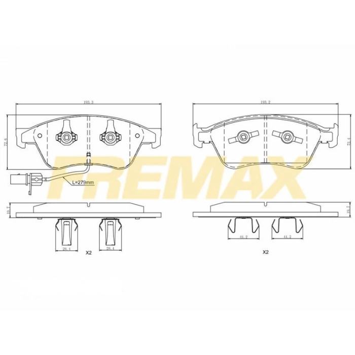 ÖN FREN BALATASI (CARBON FORMÜL) BMW X5 E70-X5 F15-X6 E71-X6 E72-X6 F16 2007-2020 3.0 D-3.5 D-3.5-4.8-5.0