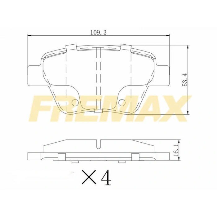 ÖN FREN BALATASI (CARBON FORMÜL) BMW X5 E70-X5 F15-X6 E71-X6 F16 2007-2020
